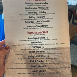 Menu Menu