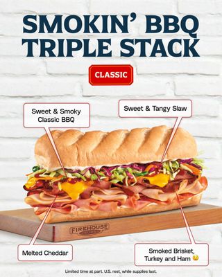 Menu photo 1 Firehouse Subs Indianapolis, IN Menu photo 1 Firehouse Subs Indianapolis, IN