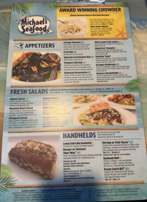 Menu photo 3 Michael's Seafood Restaurant Carolina Beach, NC Menu photo 3 Michael's Seafood Restaurant Carolina Beach, NC