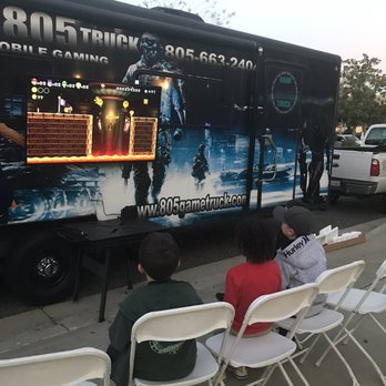 805 Game Truck - They even set up the outside screen so there was more room inside for more kids (and adult kids!) - Game Truck Rental Near Me 805 Game Truck - They even set up the outside screen so there was more room inside for more kids (and adult kids!) - Game Truck Rental Near Me