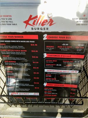 Menu photo 7 Killer Burger Cedar Hills Beaverton, OR Menu photo 7 Killer Burger Cedar Hills Beaverton, OR