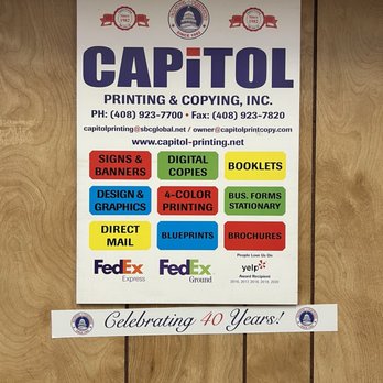 Capitol Printing & Copying - Printing Services Near Me - San Jose, California