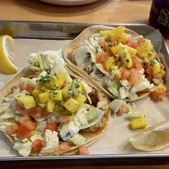 Coconuts Fish Cafe - What's in this photo??? Your fish taco dreams come true, brah! - Seafood Near Me - Kihei, Hawaii