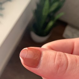 Chipped nail Chipped nail