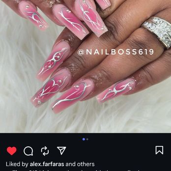 Nail Boss - Pretty in pink - Nail Salons Near Me - San Diego, California Nail Boss - Pretty in pink - Nail Salons Near Me - San Diego, California