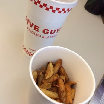 Five Guys - Even brought the free fries back to work :) - Burgers Near Me - Toronto, Ontario