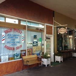 High Point Barber Shop - Entrance to the barber shop
