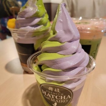 Premium Matcha Cafe Maiko - Mix Softserve - Desserts Near Me - Portland, Oregon