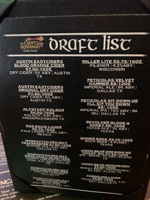 Menu photo 5 The Crafty Irishman Dallas, TX Menu photo 5 The Crafty Irishman Dallas, TX
