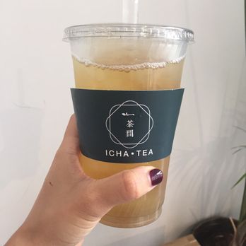 Icha Tea - Iced rose petal jasmine tea. $4~ - Coffee & Tea Near Me - Toronto, Ontario