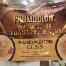 Promoción válida sólo en efectivo (el kilo está $ 220)