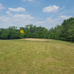 Worcester Golf Club - Flag was positioned in the fairway. Greens are not playable.