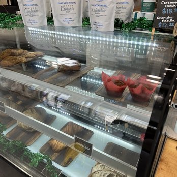 Coffee Muse - Empty pastry fridge but I did get a blueberry cookie - Coffee & Tea Near Me - Santa Ana, California