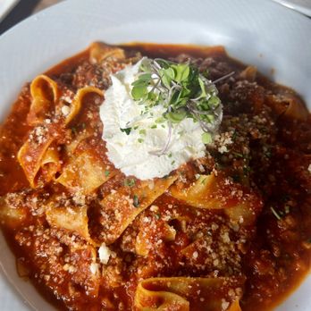 Blue - Pasta Bolognese - Mediterranean Near Me - Staten Island, New York Blue - Pasta Bolognese - Mediterranean Near Me - Staten Island, New York