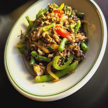 Thai St Cafe - Spicy Basil with ground beef - Thai Near Me - Las Vegas, Nevada Thai St Cafe - Spicy Basil with ground beef - Thai Near Me - Las Vegas, Nevada