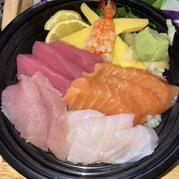 Mijouri Sushi Bune - Chirashi bowl - $19 - tastes like rubber. Not fresh at all. Hope I don't get sick. - Sushi Bars Near Me - San Bruno, California Mijouri Sushi Bune - Chirashi bowl - $19 - tastes like rubber. Not fresh at all. Hope I don't get sick. - Sushi Bars Near Me - San Bruno, California