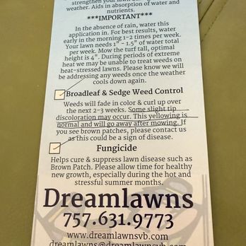 Dreamlawns - Quarterly service on front yard. Don't have back done because of doggies. - Pest Control Near Me - Virginia Beach, Virginia Dreamlawns - Quarterly service on front yard. Don't have back done because of doggies. - Pest Control Near Me - Virginia Beach, Virginia