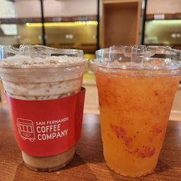 Horchata Lover latte & Big Beach Energy Horchata Lover latte & Big Beach Energy