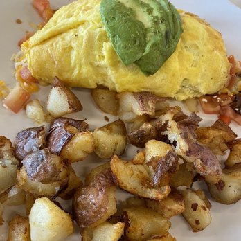 Four Friends Kitchen - Bacon Avocado omelette - Southern Near Me - Denver, Colorado