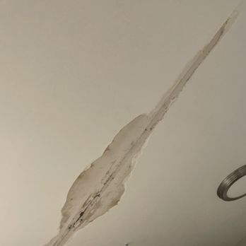 Concept Property Management - This is what the ceiling looked like after they notified us it had been "repaired". - Property Management Near Me - Salt Lake City, Utah
