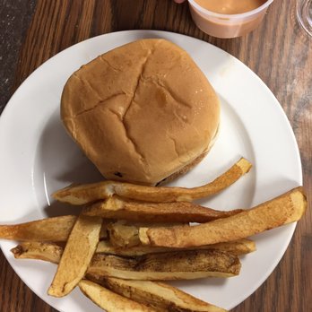 Zip's Café - Hub got the burger and fries. - Soul Food Near Me - Magee, Mississippi Zip's Café - Hub got the burger and fries. - Soul Food Near Me - Magee, Mississippi