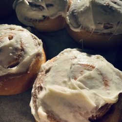 A Better Place Bakery & Cafe - Cinnamon Rolls. With and without raisins