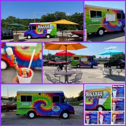 Sugaree Shaved Ice - We are open now! Stop by and try a sweet treat. We have something for everyone. We are at 1637 south old hwy 141 Fenton Mo 63026 on the lot