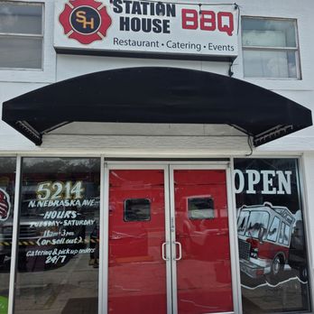 Station House BBQ - Entrance - Barbeque Near Me - Tampa, Florida Station House BBQ - Entrance - Barbeque Near Me - Tampa, Florida