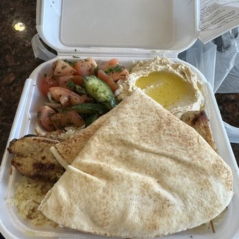 Pita Hot - The combo plate- yum! - Mediterranean Near Me - Fullerton, California