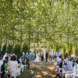 Green Villa - Rustic Field Ceremony at Green Villa Barn