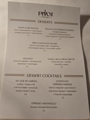 Menu photo 7 Pivot Prime Omaha, NE Menu photo 7 Pivot Prime Omaha, NE