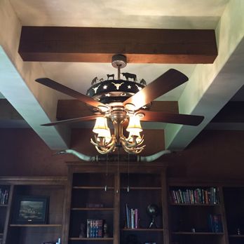 Kiva Lighting - Kiva's Longhorn Ceiling Fan.  Item# KV52LHR-REGULAR - Lighting Fixtures & Equipment Near Me - Albuquerque, New Mexico