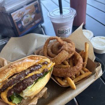Sixth Street Burger - onion rings and tallow fries, milkshake - Burgers Near Me - San Jose, California Sixth Street Burger - onion rings and tallow fries, milkshake - Burgers Near Me - San Jose, California
