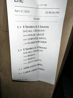 Menu photo 3 Tender Tenders San Rafael, CA Menu photo 3 Tender Tenders San Rafael, CA