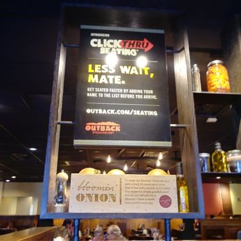 Outback Steakhouse - You can check-in for seatings, and reduce your wait time - Steakhouses Near Me - Blasdell, New York Outback Steakhouse - You can check-in for seatings, and reduce your wait time - Steakhouses Near Me - Blasdell, New York