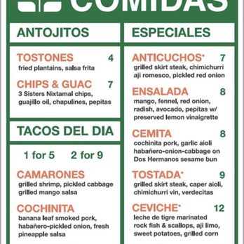 Tropicale - Menu - Latin American Near Me - Portland, Oregon Tropicale - Menu - Latin American Near Me - Portland, Oregon
