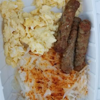 Nagasako Okazu-Ya Deli - Hashbrowns, scrambled eggs, and sausage links - Delis Near Me - Lahaina, Hawaii Nagasako Okazu-Ya Deli - Hashbrowns, scrambled eggs, and sausage links - Delis Near Me - Lahaina, Hawaii