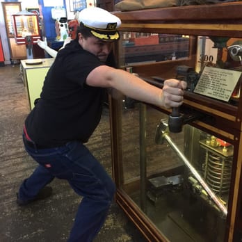 Musee Mecanique - My favorite picture of Pump and the metal hammer! That thing is way hard! I couldn't lift it at all! - Museums Near Me - San Francisco, California Musee Mecanique - My favorite picture of Pump and the metal hammer! That thing is way hard! I couldn't lift it at all! - Museums Near Me - San Francisco, California