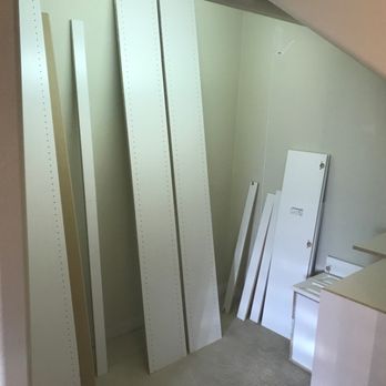 Closets by Design - Dallas - A still unfinished section of the master closet 6 months after starting our job. - Interior Design Near Me - Dallas, Texas Closets by Design - Dallas - A still unfinished section of the master closet 6 months after starting our job. - Interior Design Near Me - Dallas, Texas