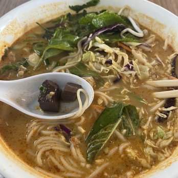 Spicy Joi - Yup... That's all pork blood cube in the bowl, tiny hard cube. - Sandwiches Near Me - Concord, California Spicy Joi - Yup... That's all pork blood cube in the bowl, tiny hard cube. - Sandwiches Near Me - Concord, California