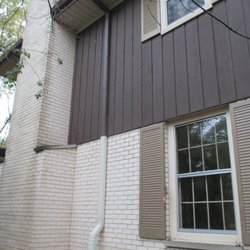 VSI Radon Reduction - Outside system painted to match siding.