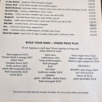 Red Sauce Pizza - Menu (july 2026) - Pizza Near Me - Portland, Oregon
