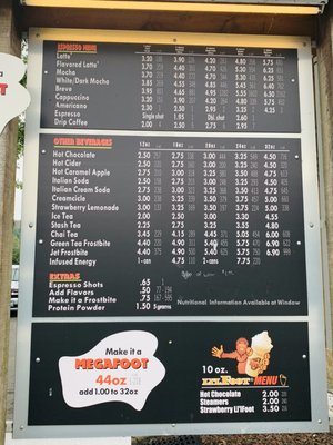 Menu photo 5 Big Foot Java Renton, WA