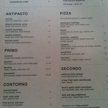 A16 - The menu - Italian Near Me - Oakland, California A16 - The menu - Italian Near Me - Oakland, California
