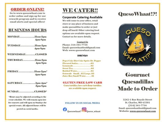 Menu photo 2 Queso Whaat Saint Charles, MO