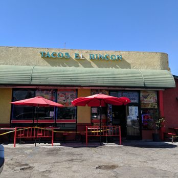 Taco's El Rincon - the outside of the restaurant - Mexican Near Me - Compton, California Taco's El Rincon - the outside of the restaurant - Mexican Near Me - Compton, California