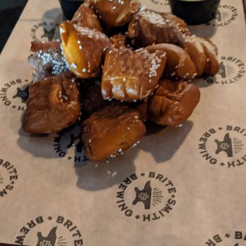 Britesmith Brewing - Williamsville - Pretzel bite appetizer - Pizza Near Me - Williamsville, New York Britesmith Brewing - Williamsville - Pretzel bite appetizer - Pizza Near Me - Williamsville, New York