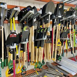 Buck's Bargain Center - Garden Tools -Shovels, Rakes, Hoes!