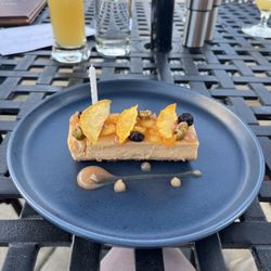 Peach cheesecake