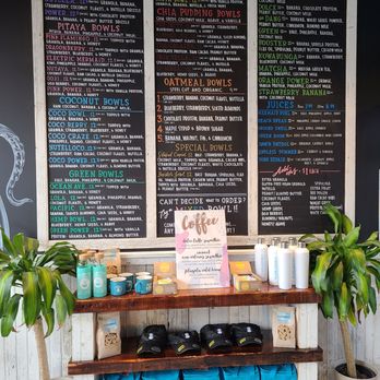 Playa Bowls - Menu! Super cute - Juice Bars & Smoothies Near Me - Rye, New York Playa Bowls - Menu! Super cute - Juice Bars & Smoothies Near Me - Rye, New York